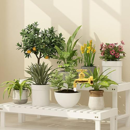 DOITOOL Floating Tap Water Fountain for Garden Tabletop Decor