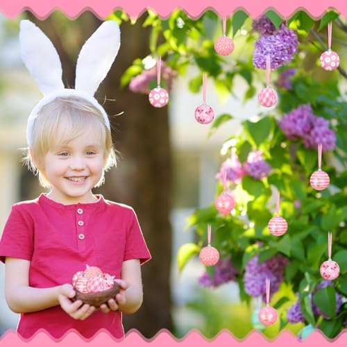 Zhanmai 12 Pcs Spring Ball Ornaments Butterfly Decorations