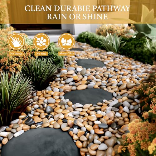 18lb Mix River Rocks for Plants and Decor