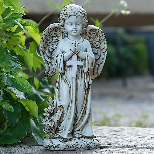 Solar Powered Angel Statue Garden Decor 1212 Inch