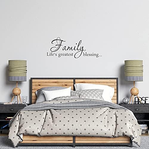 Family Lifes Greatest Blessing Vinyl Wall Decal 22x83