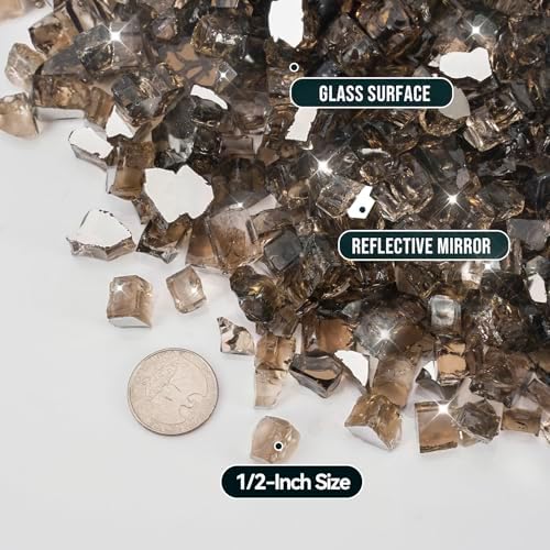 Skyflame Fire Pit Glass Rocks 15 Pound