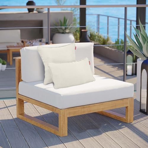 Pcinfuns Fluffy Water-Resistant Lumbar Pillows Pack of 2 Beige 12x20 Inch
