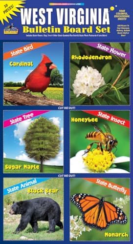 Gallopade West Virginia Bulletin Board Set