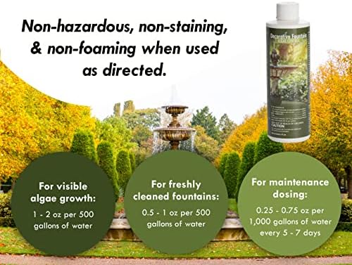Fountain Algaecide and Clarifier 16 Oz