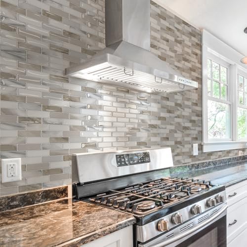Art3d 10-Sheet Peel and Stick Backsplash Tile for Kitchen