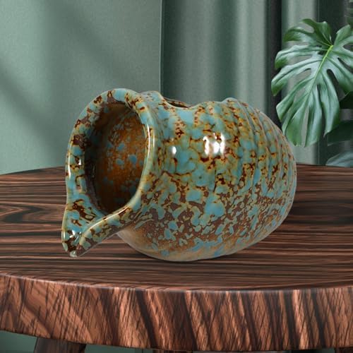 GANAZONO Ceramic Waterfall Jar Fountain Decor