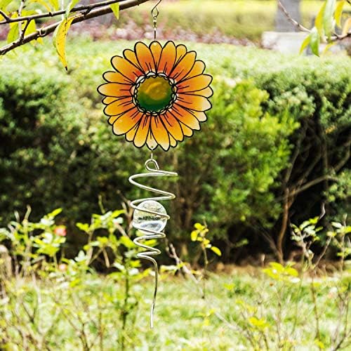 18 Inch Wind Spinner Sunflower Garden Decor Ornament