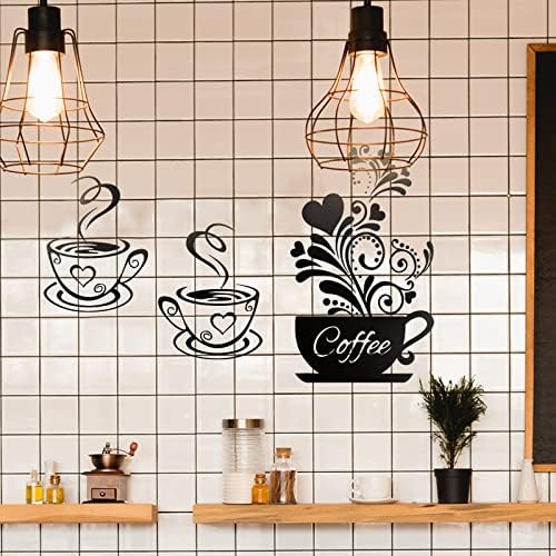 Chinco Coffee Tea Cup Wall Decor Sticker Set
