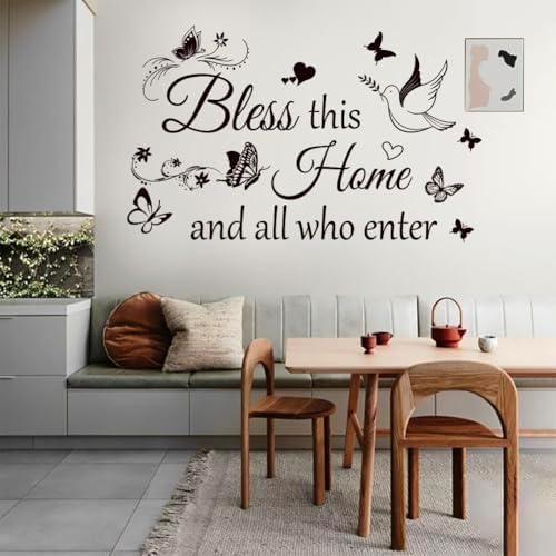 Family Wall Decor Sticker with Inspirational Quotes