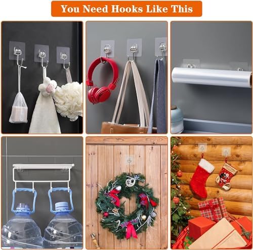 Linwnil Big Wreath Hangers for Front Door