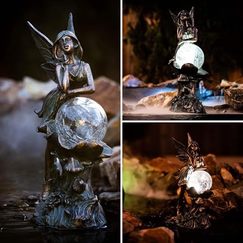 Fairy Garden Statues Outdoor Solar Light 124