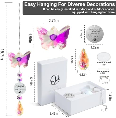 Butterfly Suncatcher Memorial Gift for Baby Loss
