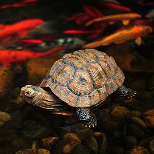 Danmu Polyresin Tortoise Statue Outdoor Decor 1 Pack
