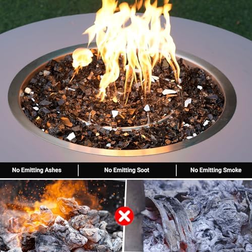 Skyflame Fire Pit Glass Rocks 15 Pound