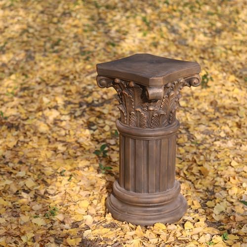 OUTOUR Dark Bronze Magnesium Corinthian Column Pedestal 238 High