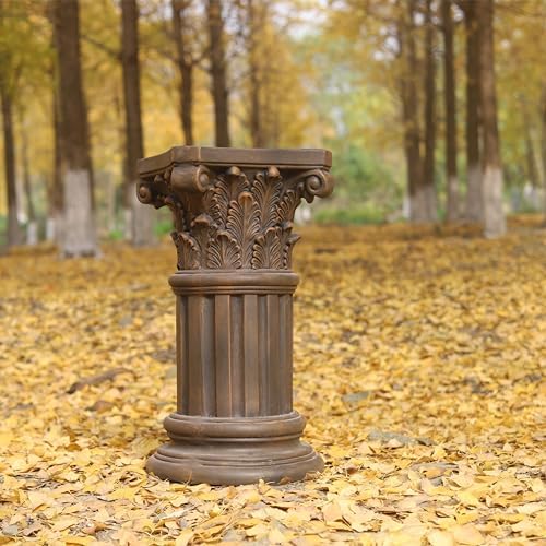 OUTOUR Dark Bronze Magnesium Corinthian Column Pedestal 238 High