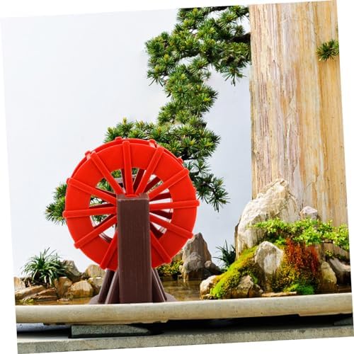 Luxshiny DIY Water Wheel Model for Garden and Aquarium