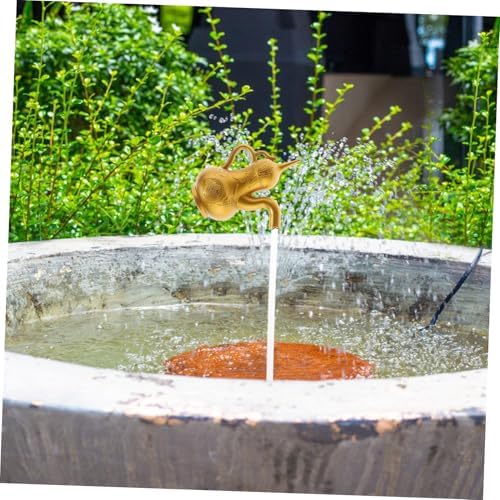 PRETYZOOM Outdoor Tabletop Fountain Gourd Decor DIY Water Feature