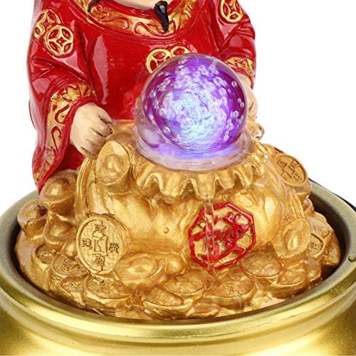 LED Light Desktop Fountain with Ball