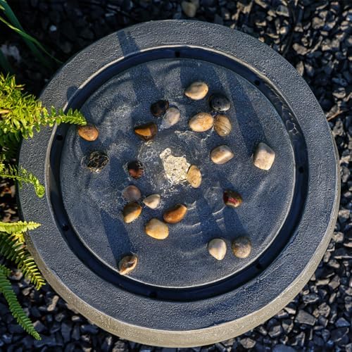 Tankana Garden Bubbler Fountain with Lights and Pump