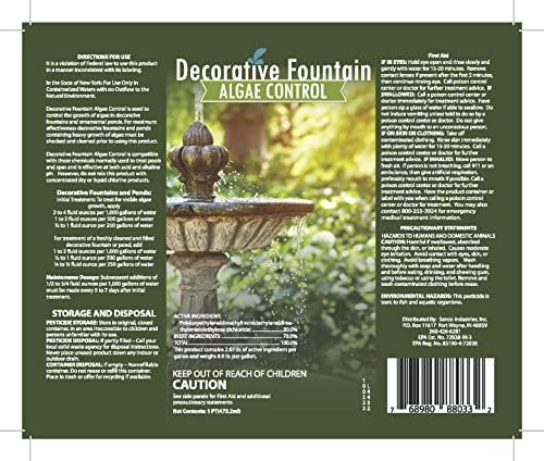 Fountain Algaecide and Clarifier 16 Oz