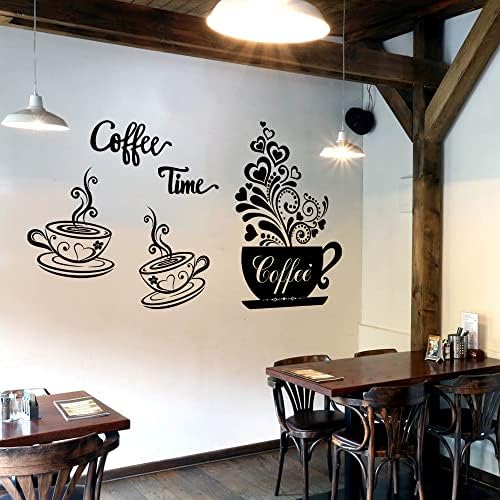 Coffee Cup Wall Decals Vinyl Kitchen Decor Stickers