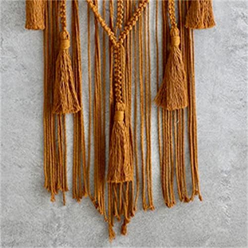Handmade Dream Catcher Tapestry with Tassels 12x32 Inch