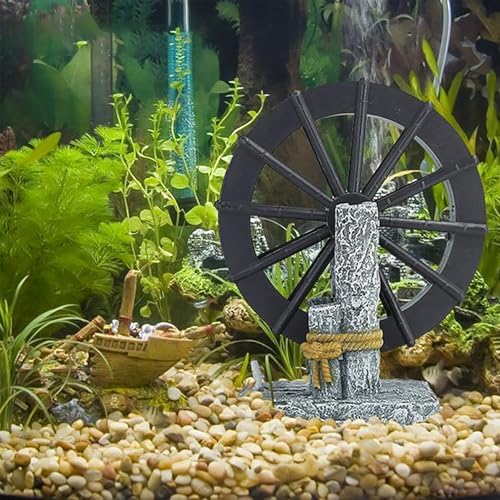 Miniature Water Wheel Fountain Decor For Home Garden