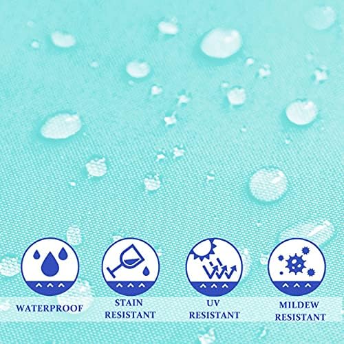 Pack of 2 Waterproof Throw Pillow Covers for Outdoor Use