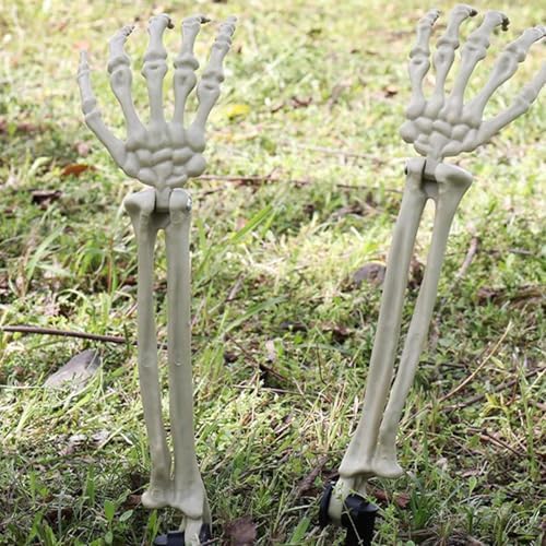 Realistic Halloween Skeleton Yard Stake - Waterproof and Durable