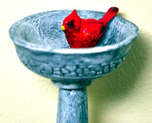 G F Products MiniGardenn Cardinal Birdbath Kit