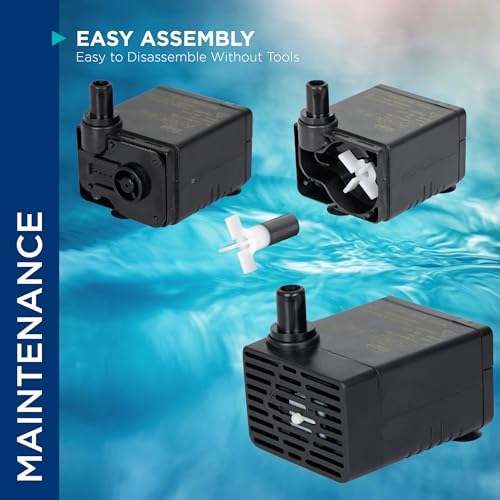 Alpine Corporation 95 GPH Fountain Pump with Halogen Light