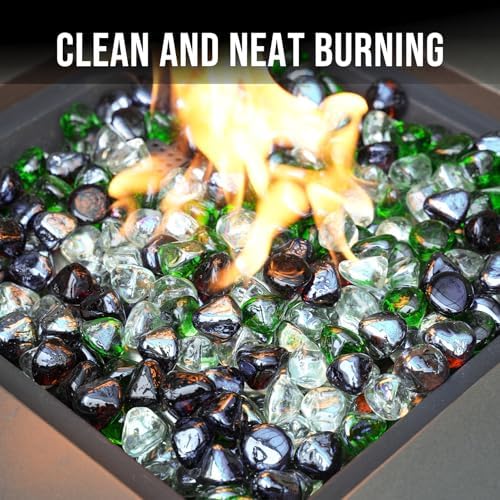Skyflame 10 Pound Fire Glass Blend for Fire Pit