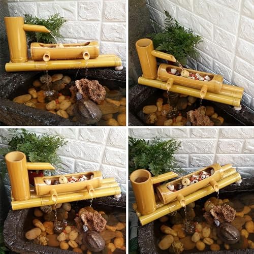 UNbit 50cm Bamboo Fountain Outdoor Garden Decor