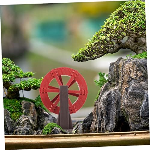 BESPORTBLE Miniature Rotating Water Wheel Fountain Decor