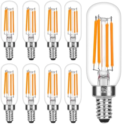 Porbench E12 LED Bulb 6W Dimmable 8Pack