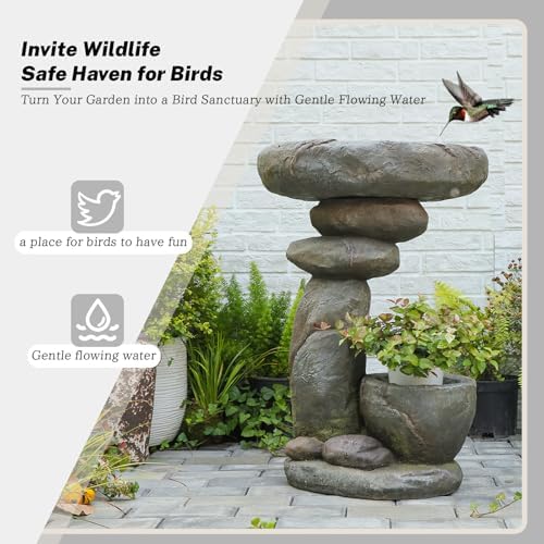276 Inch Tall Outdoor Fountain for Garden Patios