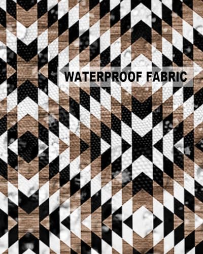 Brown Black Waterproof Outdoor Pillowcase 12x20 Inch