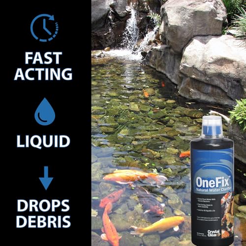 CrystalClear OneFix Water Clarifier Treatment - 1 Gallon