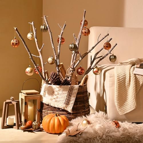 DECOR BY HANNAH Fall Harvest Tree Decorations 20ct