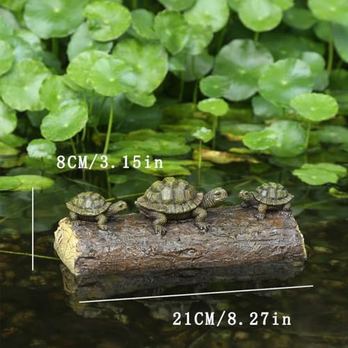 Generic Three Turtle Floating Sculptures Pond Decoration