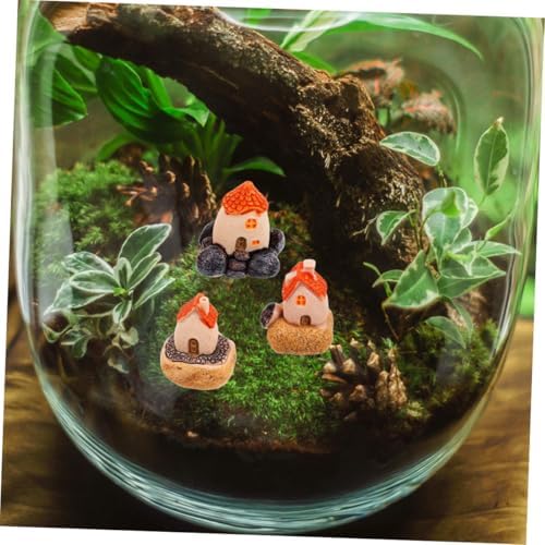 STOBAZA 6pcs Miniature Fairy House Decor Kit