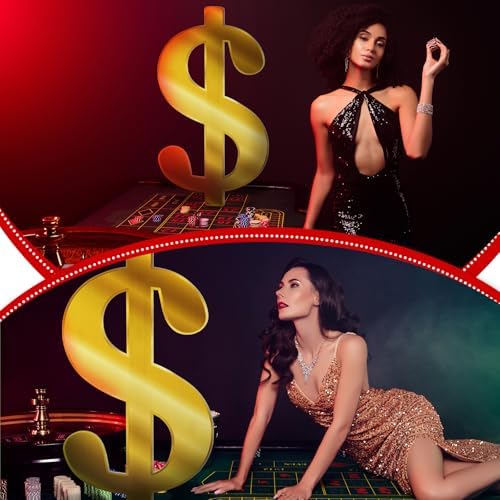 Geelin Dollar Sign Stand Up Cutouts 2 Pcs