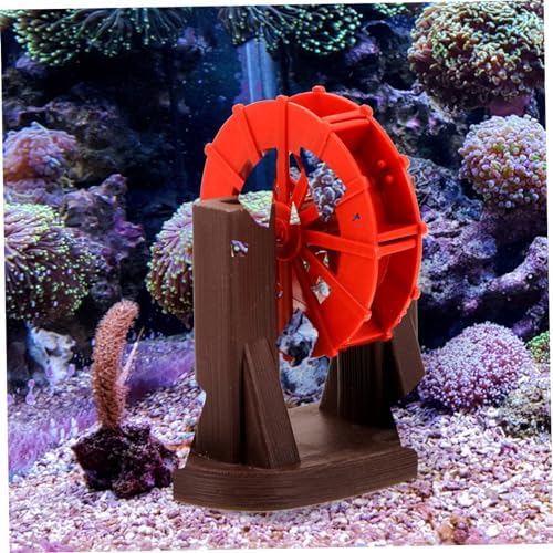Luxshiny DIY Water Wheel Model for Garden and Aquarium