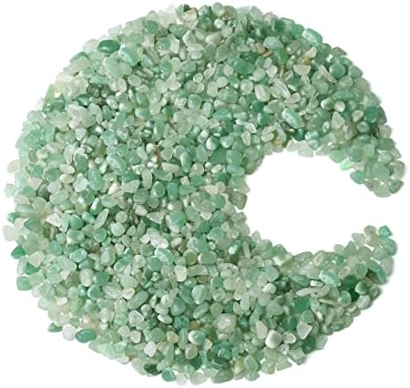 Zhiyuxi Green Aventurine Crystal Chips for Decor and Healing