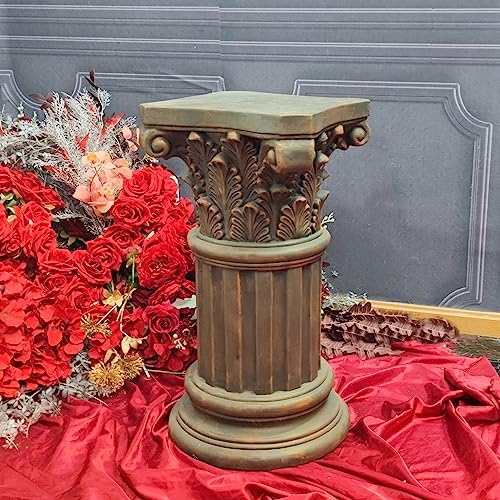 OUTOUR Dark Bronze Magnesium Corinthian Column Pedestal 238 High