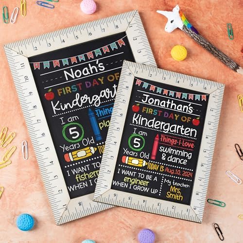 Last Day of School Chalkboard Personalized