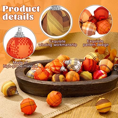 Honoson 24 Pcs Patriotic Tree Ornaments 4th of July Decorations