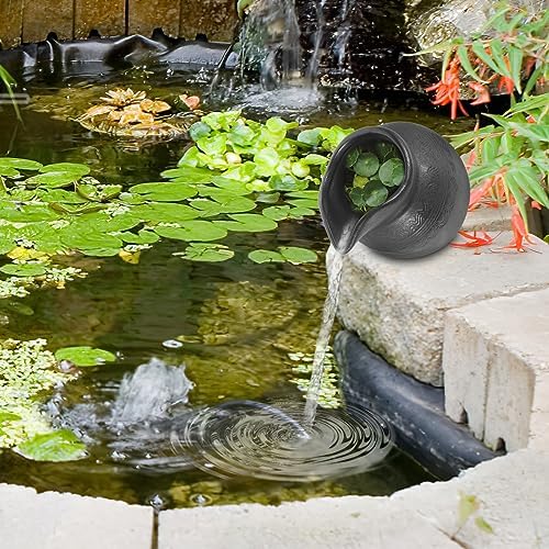 VICASKY Ceramic Waterfall Jar Fountain Decor